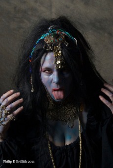 Kali, the Hindu Goddess of Death & Destruction.